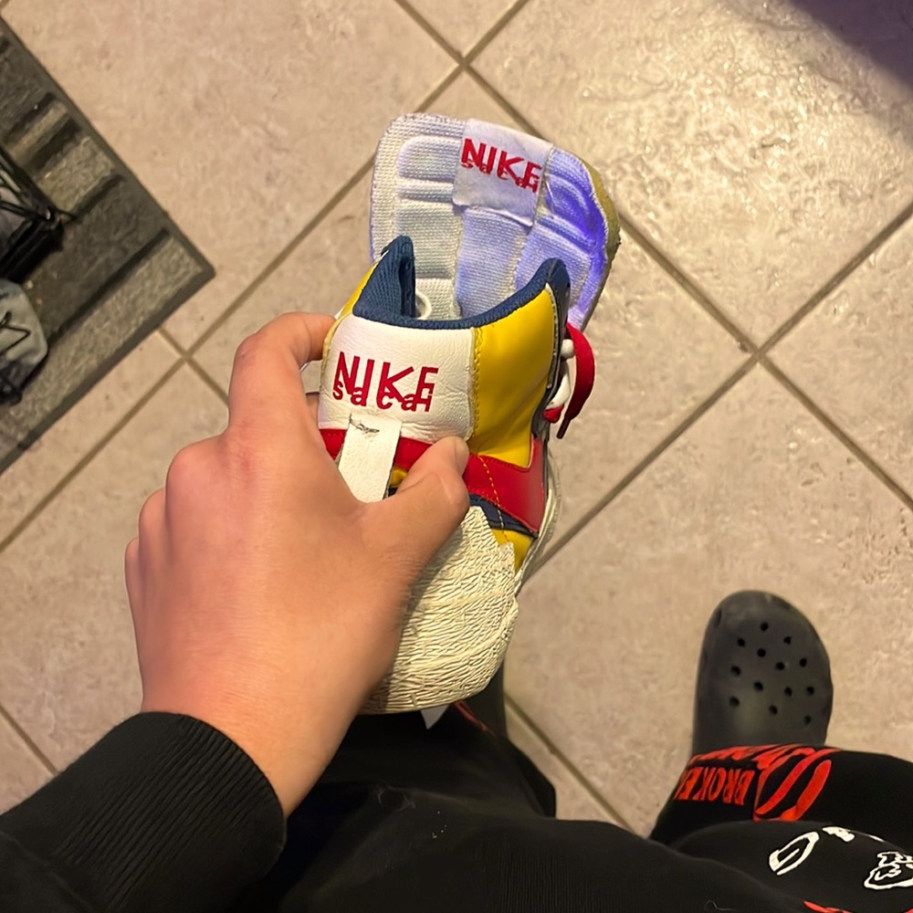 used nike sacai size us 12
